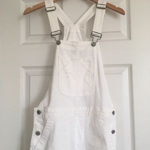 NWT Gap White Overalls, Size XS